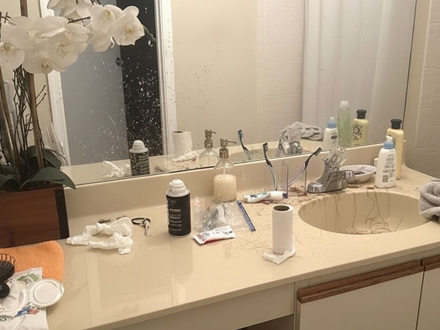 Before cleaning